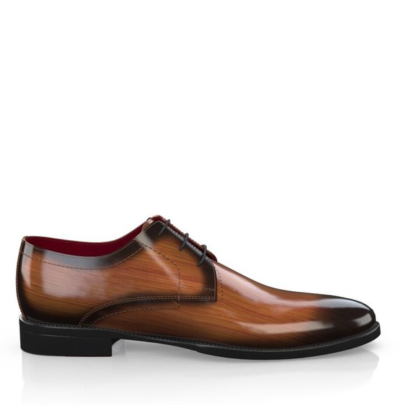 Bashwood Handmade Brown Patina Leather Oxfords main image 4